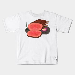 Classic Roast Beef with Bones Kids T-Shirt